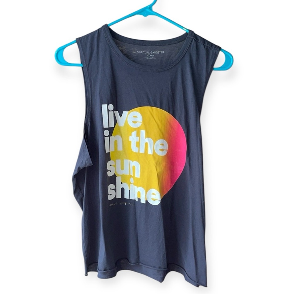 Spiritual Gangster high neck work out tank